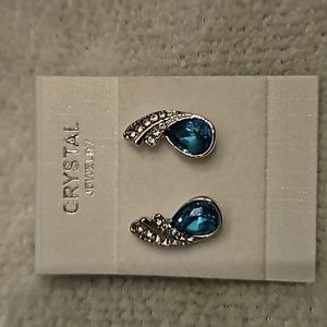 Crystal earrings never worn